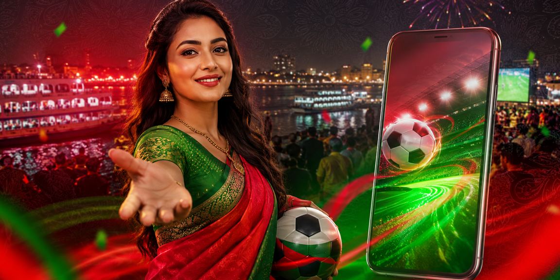 ঢাকা মোবাইল পেমেন্ট লাল-সবুজের পটভূমি